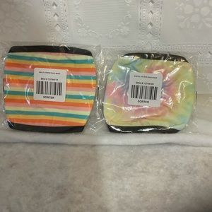 Striped and Tie Dye set of reusable face masks